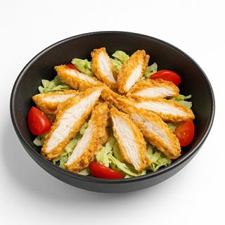 Цезар салата с гриловано пилешко филе (300г)