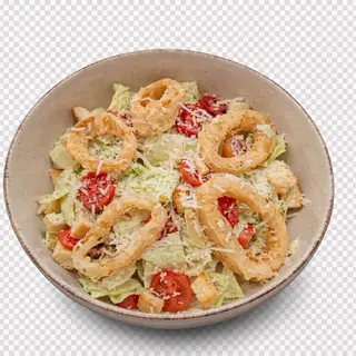 Цезар салата с калмари