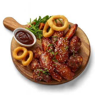 Бъфало пилешки крилца по американски (300г)