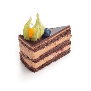 Торта кето шоко с малина