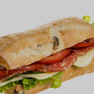 Чабата с шунка и кашкавал