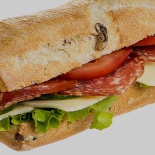 Чабата с пилешко дюнер месо