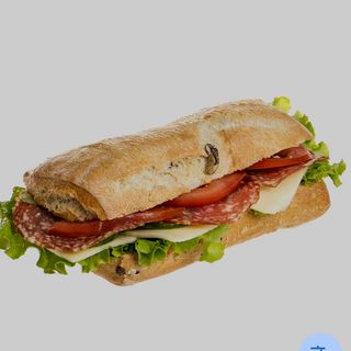 Чабата с телешко дюнер месо