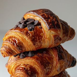 Кроасан с нуга и белгийски шоколад (100г)