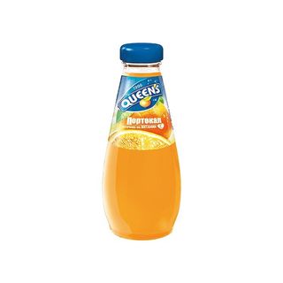 Натурален сок Queen's 250 мл - портокал