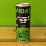 Студен чай VIDAS Мурсалски чай с лимон, 250 мл