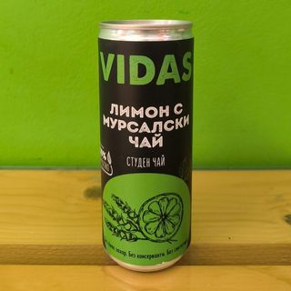 Студен чай VIDAS Мурсалски чай с лимон, 250 мл