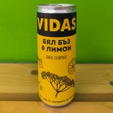 Фино газиран VIDAS Бял бъз с лимон, 250 мл