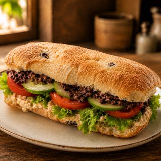 Чабата с маслинова паста