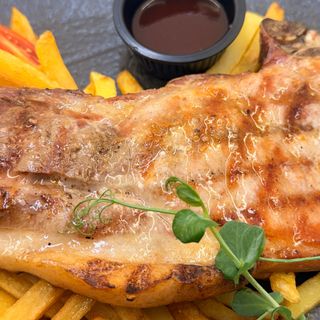 Свински Томахоук стек зрял 7 дни