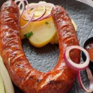 Телешки суджук на гребен