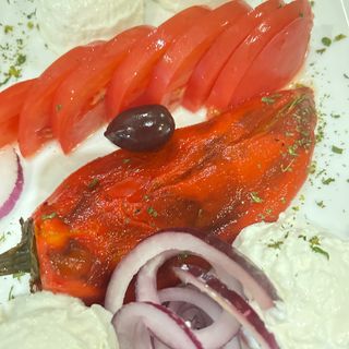 Печен пипер с домашен катък