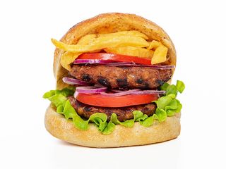 Сандвич двоен бифтек с плънка от чедър  ( 420 гр)