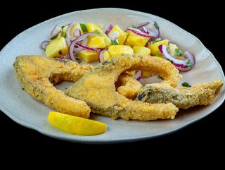 ШАРАН със салата варени картофи