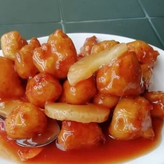 55.Сладко-кисело пилешко