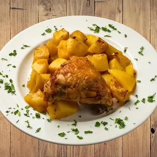 Пиле с картофи на фурна (350г)