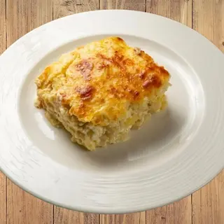 Картофен огретен с шунка и гъби (300г)