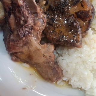 Агнешка плешка с ориз и сос (350г)