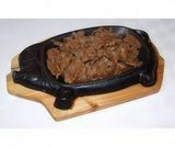 34. Телешко къкрещо върху ментална плоча (600г)