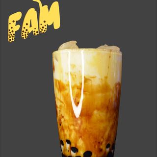 Brown Sugar creme brulee milk tea