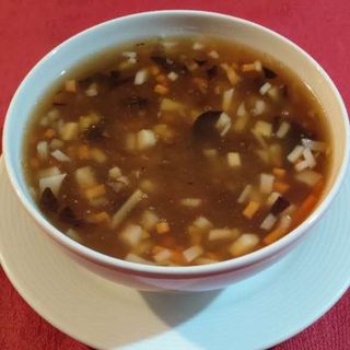 21. Супа от черни гъби и бамбук (300гр)