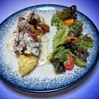 Пиле в пармезанов сос