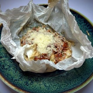 Паста с пиле и сушени домати