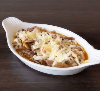 Шкембе, език, гъби и кашкавал (350г)