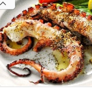 Грилован окотопод със зехтин, риган и лимон