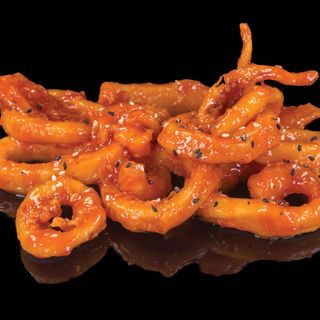 Калмари в сладко-кисел сос (250г)