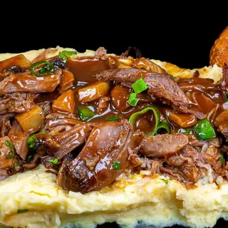 Крехко агнешко месце с картофено пюре (400г)