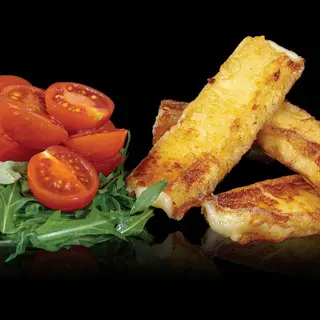 Кашкавалчета на плоча с чери домати и рукола  (220г)