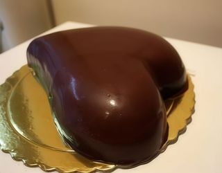 Торта Сърце Шоколад