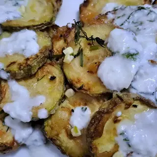 Тиквички с мляко