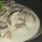 Пилешко филе със сметана (250г)