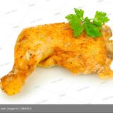 Пилешко печено бутче