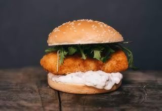 Бял рибен бургер (550г)