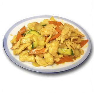 58.Пилешко месо с къри (800г)