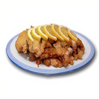 60.Пилешко месо с лимонов сос (650г)