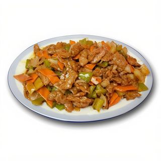 73.Телешко с лютив сос (800г)