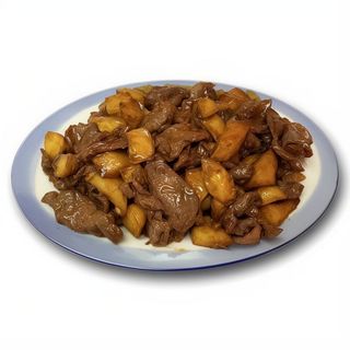 75.Телешко с картофи (800г)