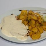 Пилешко филе с рокфор