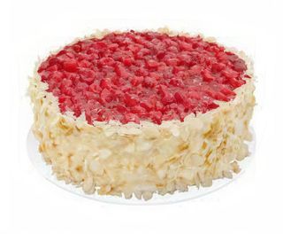 Еклерова торта с малини (200г)