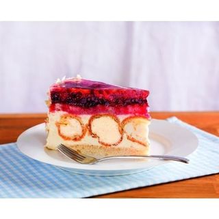 Торта Еклерова малина (1 парче)