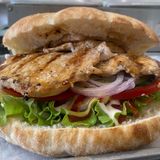 Бургер с двойно свинско каре (450г)