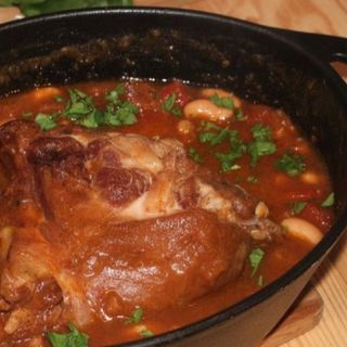 Свински джолан с боб