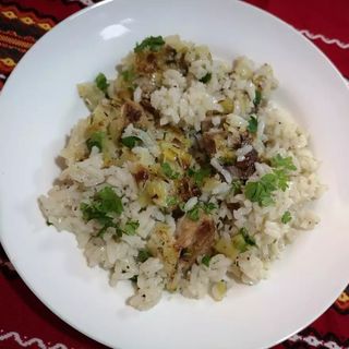 Свинско с ориз и праз