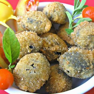 Пълнени маслини пане (200г)