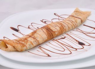 Палачинка с шоколад, кафяв