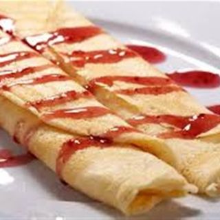 Палачинка с конфитюр (150г), боровинки